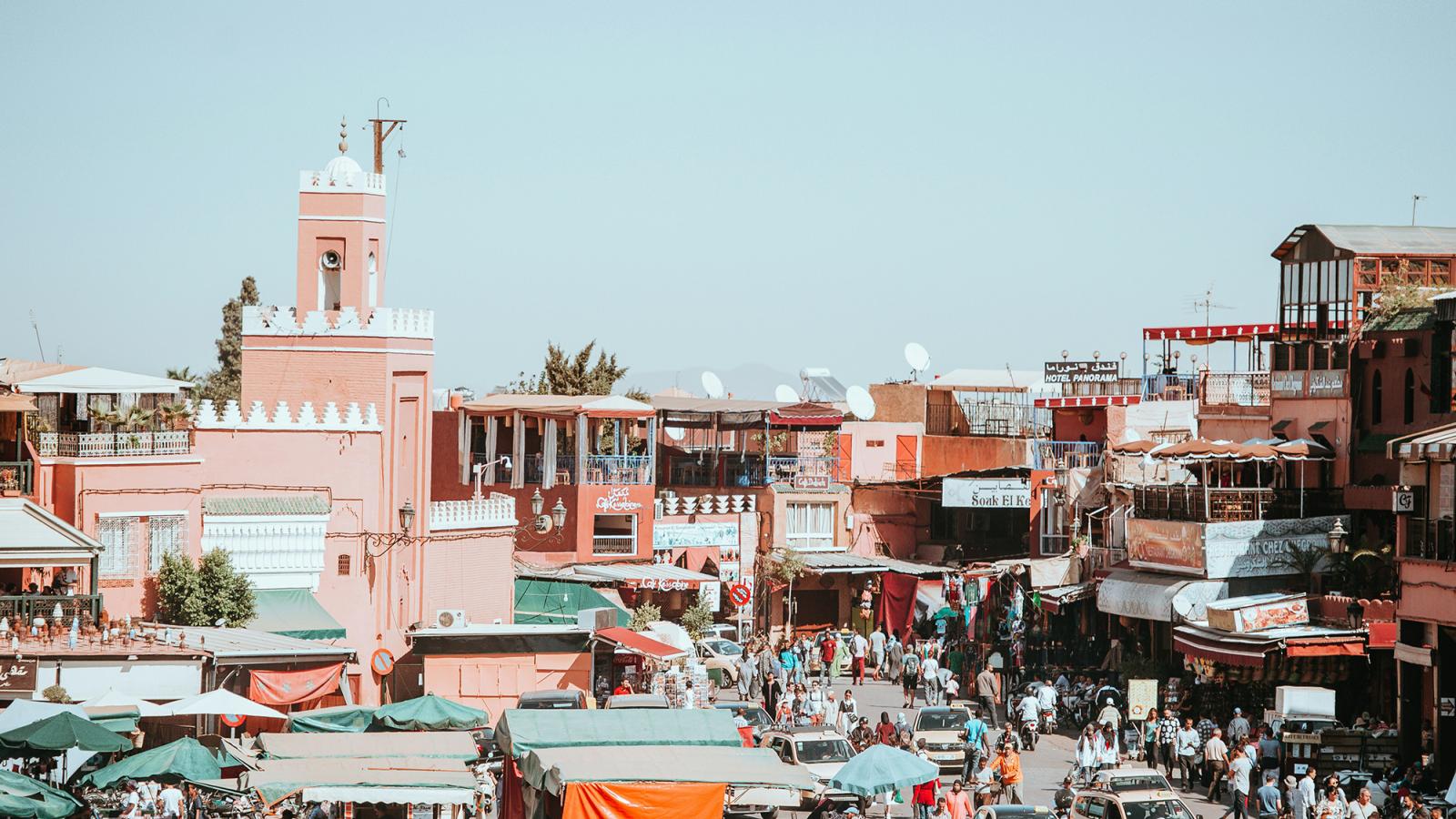 a market in marrakech