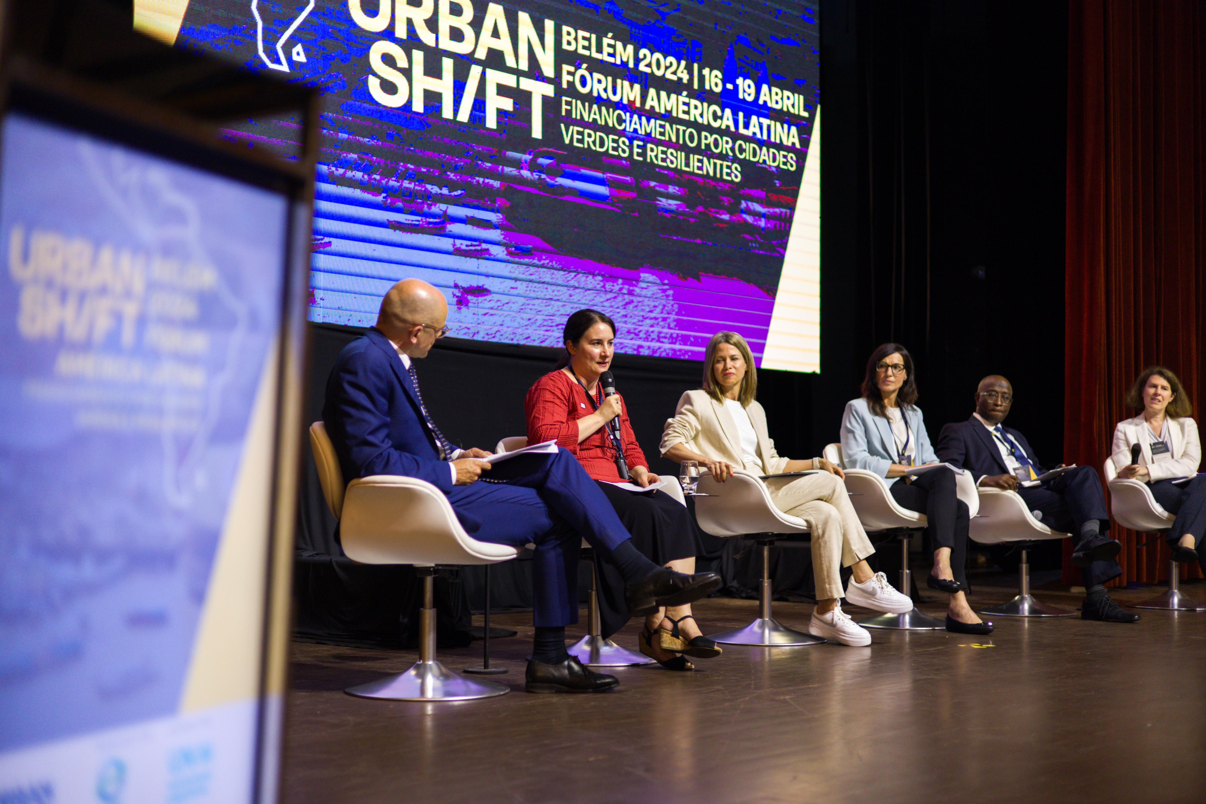 panel discussion during the urbanshift forum