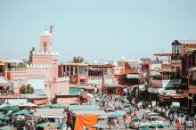 a market in marrakech