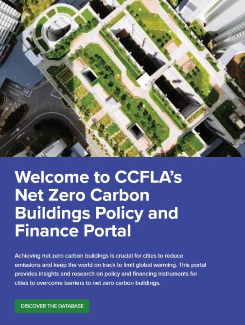 the CCFLA net zero carbon database