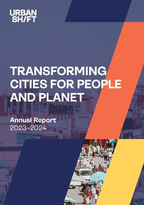 the cover of the 2023-2024 urbanshift annual report